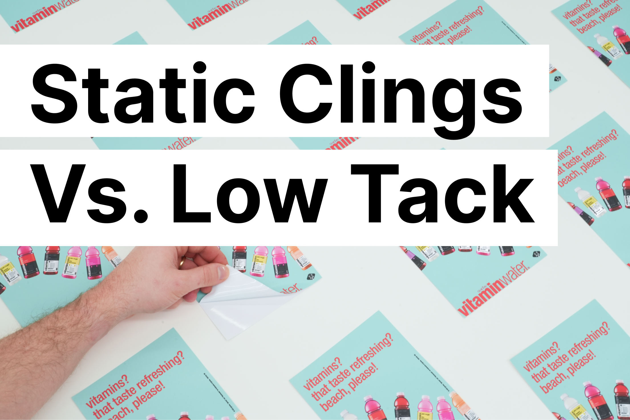 Which Is Better: Static Clings vs Light Adhesive Clings?